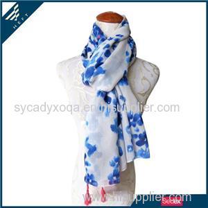 China Of Blue And White Porcelain Scarf