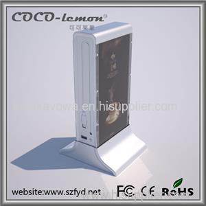 FYD-835 2015 new design 20000mah power bank using in coffee shop restaurant bank bar and tea shop