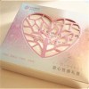 High Quality Cosmetic Bottle Gift Box With Heart Shape Window