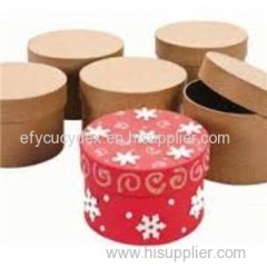 Sturdy Construction Nature Round Gift Box