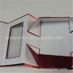 China Made Collapsible Gift Box With PVC Window