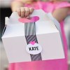 Newest Design Various Style Embossed Mini Tote Paper Gable Boxes