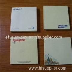 Customized Printing Content For Sticky Note With Logo