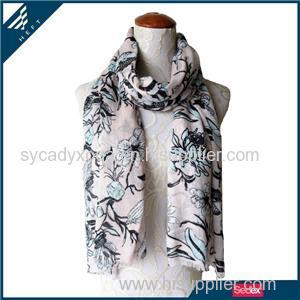 Beautiful Flower Print Scarf