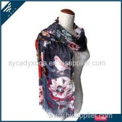 China Beautiful Birds Print Scarf