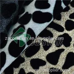 PU Flocking Glitter Fabric