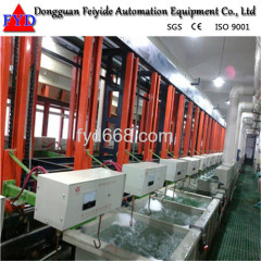 Feiyide Automatic Vertical Lift Galvanizing Rack Plating Production Line for Zipper / Zipper Head