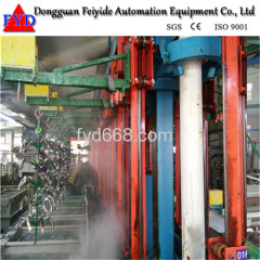 Feiyide Automatic Vertical Lift Rack Nickel Electroplating / Plating Production Line for Hinges