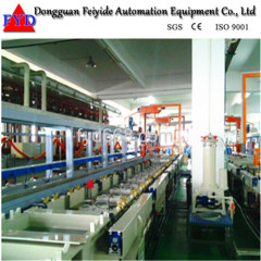 Feiyide Automatic Hanging-arm Barrel Electroplating / Plating Equipemt for Hardware Parts