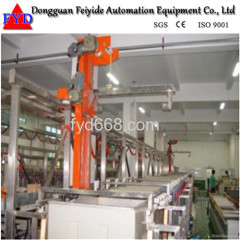 Feiyide Automatic Hanging-arm Barrel Electroplating / Plating Equipemt for Hardware Parts