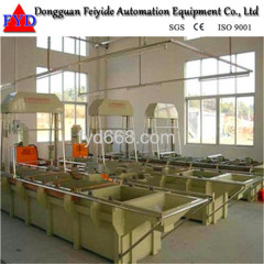 Feiyide Semi-automatic Nickel Barrel Electroplating / Plating Production Line for Nails