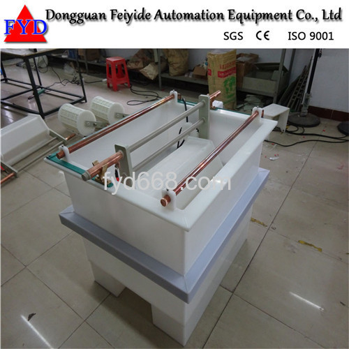 Feiyide Zinc Silver Plating Tank machine for Hardware Parts Electroplating With High Quality