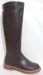 ladies handmade fashionable leather over knee flat boots directly selling from factory