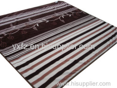 single color raschel blankets with cotton