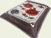 maroon color 2ply blankets with cotton