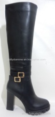 Handmade over the knee high heeled ridding boots for women