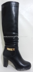 Handmade over the knee high heeled ridding boots for women