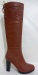 Handmade over the knee high heeled ridding boots for women