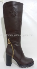 Handmade over the knee high heeled ridding boots for women