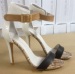 Fashionable high heels leather sandals for stylish women