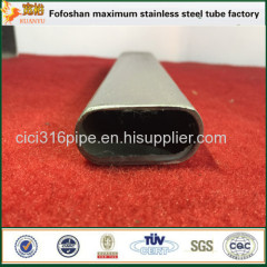 316 Mirror Surface Oval Steel Pipe Stainless Steel Special Shaped Tube In China