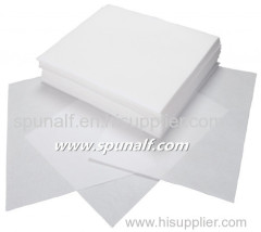 Cross lapping 80% viscose 20% polyester spunlace nonwoven fabric for wet wipes tissue