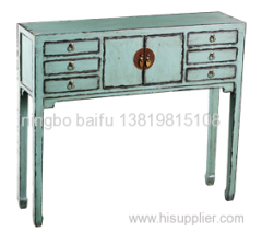 side table with antique style