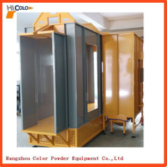 Manual Overhead Conveyor Electrostatic Powder Spray Booth