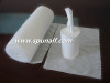 Cross lapping/plain weave 70% viscose 30% polyester spunlace nonwovenfabric for wet wipes tissue fac