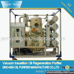 Double-Stage Vacuum Insulation Oil Regeneration Filter