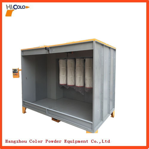 Top quality factory price manual spray booth for powder coating