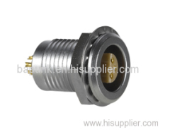 Lemo FFA half moon series coaxial and multi pin circular push pull male female signal connector