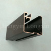 Aluminum window & door profile with black anodizing