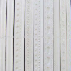 gypsum cornice made by machine with aluminum mouldings