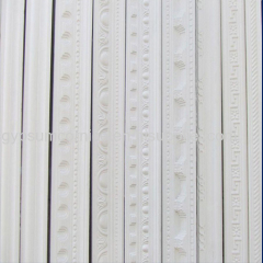 Gypsum building material cornice