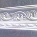 Fiberglass reinforced white gypsum ceiling cornice