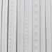 Fiberglass reinforced white gypsum ceiling cornice