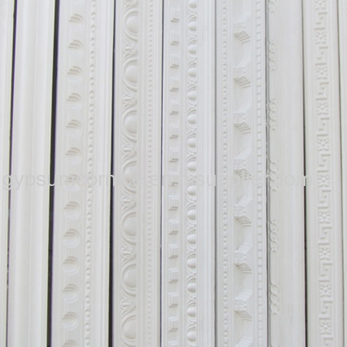 Fiberglass Reinforced White Gypsum Ceiling Cornice From China