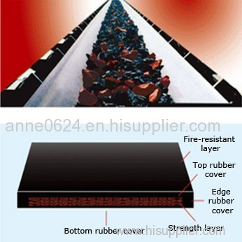 fire resistance Rubber conveyor belt