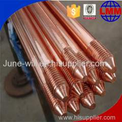 copper bonded steel earth rod