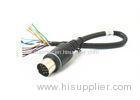 Universal 13 Pin Din Cable for Mounting Camera Alarm GPS DVR Device