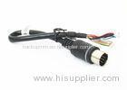 Waterproof 13 Pin Din Cable for Truck Trailer Audio Video Transmission