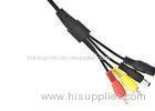 2M DC Power Cable With RCA Adapter For Vehicle Rear View Camera System