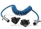 Colorful Durable Coiled Power Cord Cable TPU Jacket 10 Feet For Commercial Vehicle