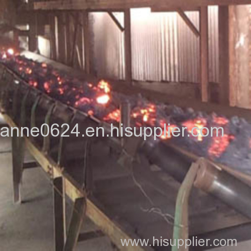 high strength steel cord anti burning and fire resistant conveyor belt