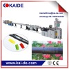 Extrusion machine for drip irrigation pipe line