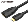 30AWG round MINI HDMI extention cable male to famale TV connect cable