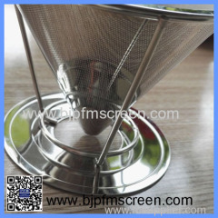stainless steel pour over coffee dripper