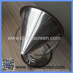 stainless steel pour over coffee strainer