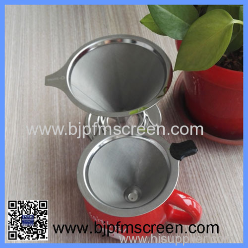 hot sale reusable stainless steel coffee filter